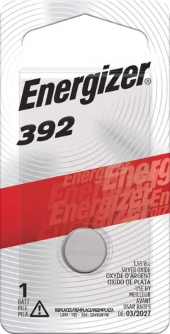 Energizer Battery Coin Watch Silver Oxide 392BP