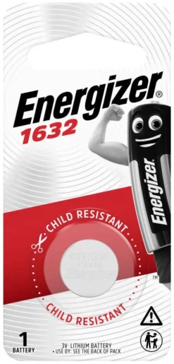 Energizer Battery Coin Lithium ECR1632 BP1