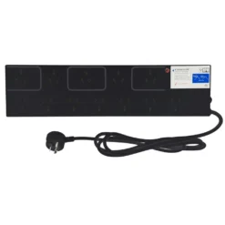 HPM General Purpose Powerboard RFI Filter Surge Protected 12 Outlet Black