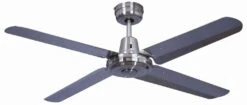 Mercator Fan Ceiling Swift Metal Brushed Chrome 1200mm