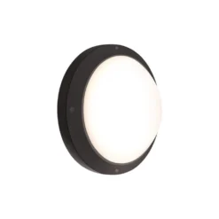 HPM Oroya 16W LED Cool White Bunker Light Black