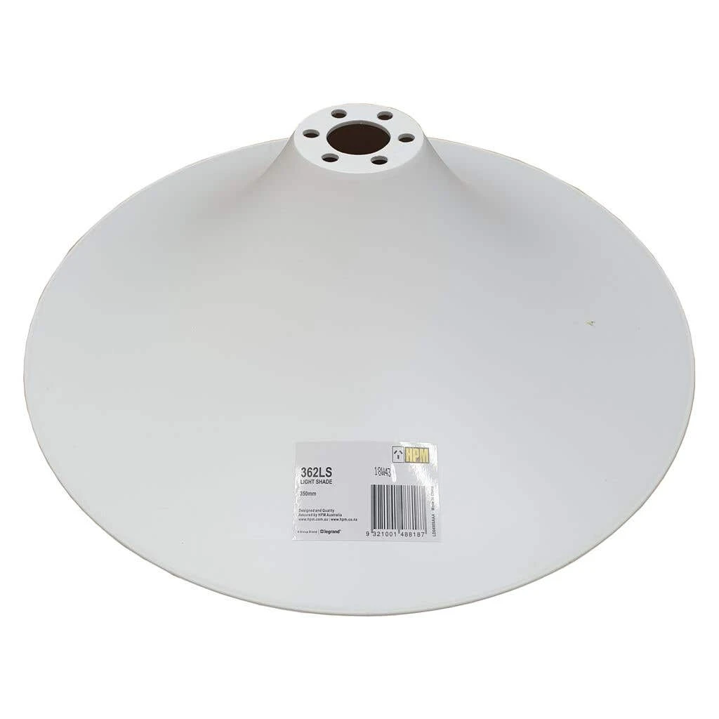HPM Coolie Lamp Shade White 350mm 1 HPM Coolie Lamp Shade White 350mm