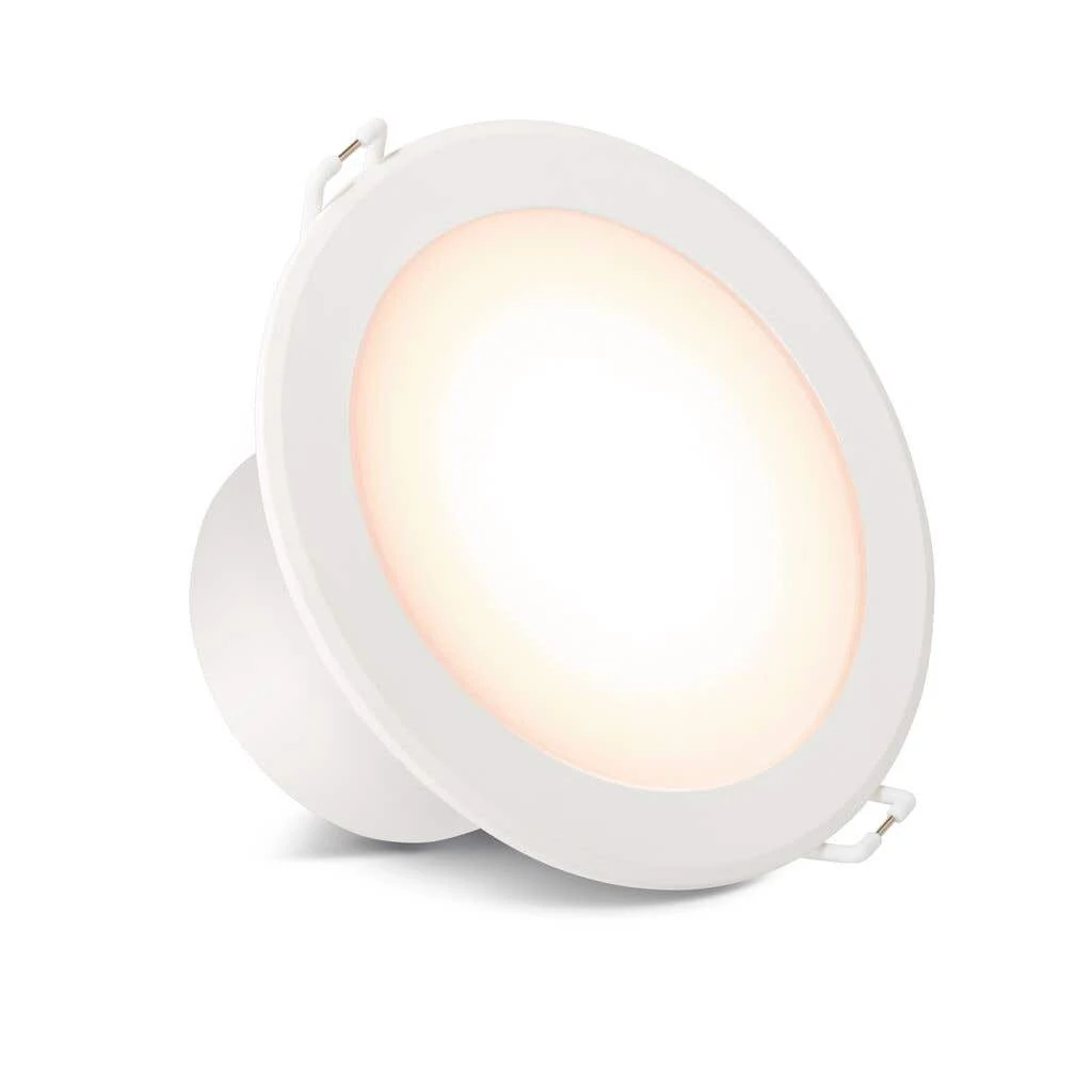 HPM 7W LED Dimmable Smart Tri Colour Downlight White 90mm 1 HPM 7W LED Dimmable Smart Tri Colour Downlight White 90mm