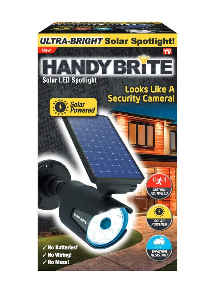 Handy Brite Solar LED Spotlight 1 Handy Brite Solar LED Spotlight