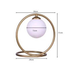 Sarantino Gold Metal Table Lamp -Home Lighting 7014780 4 1