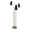 Sarantino Three Metal Shade Floor Lamp