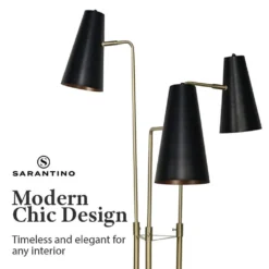 Sarantino Three Metal Shade Floor Lamp 15 Sarantino Three Metal Shade Floor Lamp -Home Lighting 7014822 5