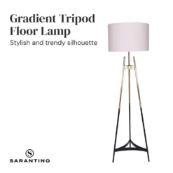 Sarantino Gradient Tripod Floor Lamp -Home Lighting 7014913 4 1