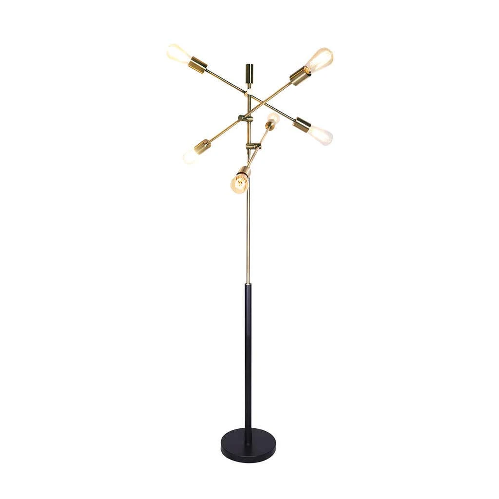 Sarantino 6-Light Metal Sputnik Floor Lamp 1 Sarantino 6-Light Metal Sputnik Floor Lamp