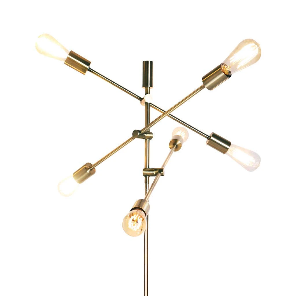 Sarantino 6-Light Metal Sputnik Floor Lamp 11 Sarantino 6-Light Metal Sputnik Floor Lamp - Image 11