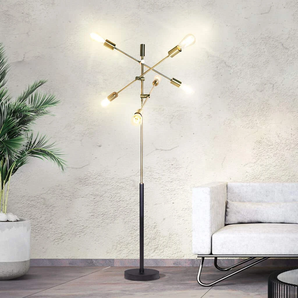 Sarantino 6-Light Metal Sputnik Floor Lamp 3 Sarantino 6-Light Metal Sputnik Floor Lamp - Image 3