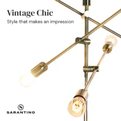 Sarantino 6-Light Metal Sputnik Floor Lamp 15 Sarantino 6-Light Metal Sputnik Floor Lamp -Home Lighting 7014939 4