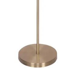 Sarantino 3-Light Gold Metal Floor Lamp With Glass Shades -Home Lighting 7014962 9