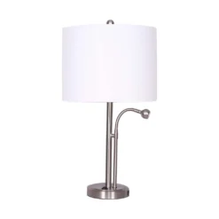 Sarantino 2-in-1 Table Lamp With LED Reading Light