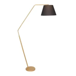 Sarantino Arc Floor Lamp With Empire Shade