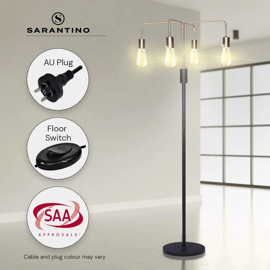 Sarantino 4-Light Industrial Floor Lamp 9 Sarantino 4-Light Industrial Floor Lamp - Image 9
