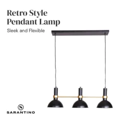 Sarantino 3-Light Hanging Pendant Lamp -Home Lighting 7015134 3