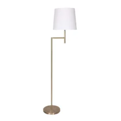 Sarantino Metal Floor Lamp Antique Brass