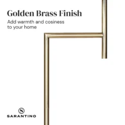Sarantino Metal Floor Lamp Antique Brass -Home Lighting 7015159 4