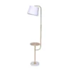 Sarantino Floor Lamp With Metal End Table