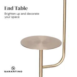Sarantino Floor Lamp With Metal End Table 10 Sarantino Floor Lamp With Metal End Table -Home Lighting 7015209 2