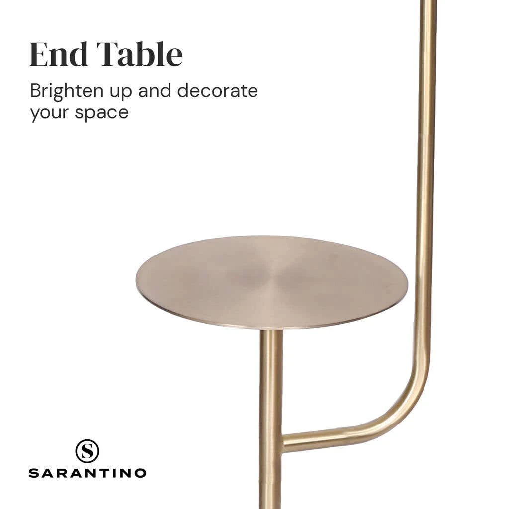 Sarantino Floor Lamp With Metal End Table 3 Sarantino Floor Lamp With Metal End Table - Image 3