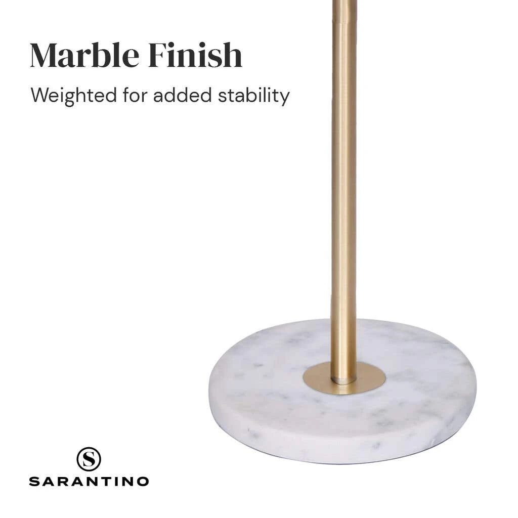Sarantino Floor Lamp With Metal End Table 4 Sarantino Floor Lamp With Metal End Table - Image 4