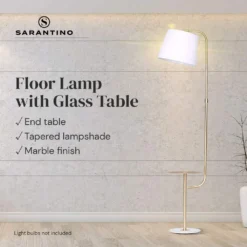 Sarantino Floor Lamp With Metal End Table 14 Sarantino Floor Lamp With Metal End Table -Home Lighting 7015209 6