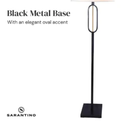 Sarantino Classic Floor Lamp With Empire Shade -Home Lighting 7015217 4