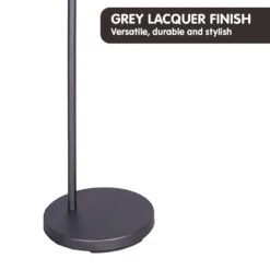 Sarantino Dark Grey Floor Lamp Industrial Chic Adjustable Angle 10 Sarantino Dark Grey Floor Lamp Industrial Chic Adjustable Angle -Home Lighting 7015308 3