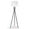 Sarantino Tripod Floor Lamp In Metal & Antique Brass