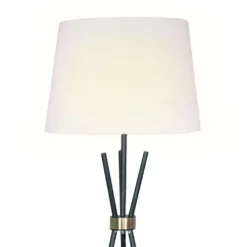 Sarantino Tripod Floor Lamp In Metal & Antique Brass 10 Sarantino Tripod Floor Lamp In Metal & Antique Brass -Home Lighting 7015365 4