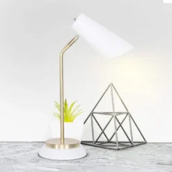 Sarantino White/Brass Table Lamp -Home Lighting 7015449 8