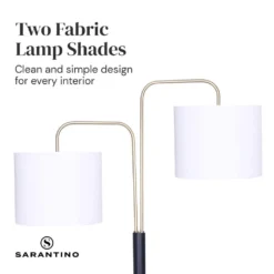 Sarantino Black Metal Task Floor Lamp -Home Lighting 7015472 4