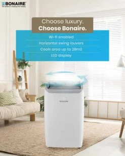 Bonaire 2.6Kw Portable Air Conditioner Wi-Fi Enabled 10 Bonaire 2.6Kw Portable Air Conditioner Wi-Fi Enabled -Home Lighting 7140650 5